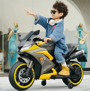 Grande <span class=keywords><strong>Moto</strong></span> <span class=keywords><strong>Giocattolo</strong></span> Elettrica da 120cm con Batteria da 12V e Luci a LED, Triciclo per Bambini, Macchina Cavalcabile, Bici Paraurti, Monopattino per la Prima Infanzia - Product Image 3