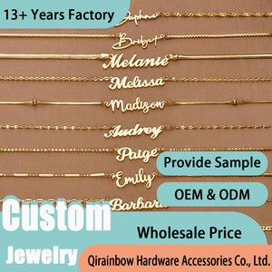 Độc Đáo Cá Nhân 18K Vàng Mạ Thép Không Gỉ Tùy Chỉnh Ban Đầu Thư Tên Nơi Vòng Cổ Trang Sức Ngọc Trai Quà Tặng Cho Phụ Nữ - Product Image 4