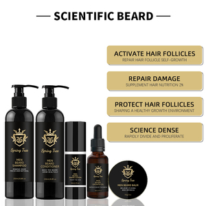 Produits de soins personnels Sérum <span class=keywords><strong>pour</strong></span> cheveux et <span class=keywords><strong>barbe</strong></span> 30 ml Vegan Herbal Hydratant Emballage personnalisé de <span class=keywords><strong>la</strong></span> bouteille Étiquette Boîte Essentiel <span class=keywords><strong>pour</strong></span> <span class=keywords><strong>barbe</strong></span> de gentleman - Product Image 4