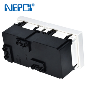 Hot bán nepci Euro screwless hệ thống dây điện Schuko mô-đun XJY-QB-28 Đức Ổ cắm ổ cắm 45x45 căn cứ 45 độ đóng cửa cho cắm F - Product Image 5