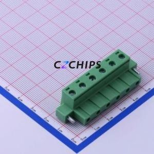 KF2EDGKM-7.62-6P Plug-in Terminal <b>Block</b> P=7.62mm Connector Plug <b>Screw</b> Fixing 1x6P 7.62mm - Product Image 1