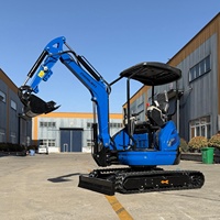 LIVRAISON GRATUITE Mini-excavatrice 2 tonnes avec moteur Kubota, petite excavatrice sur chenilles pour la ferme, excavatrice compacte 1 tonne, 3,5 tonnes à vendre