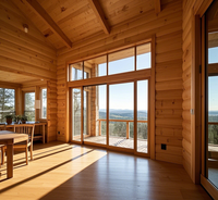 110.2 ㎡ Europäisches Luxus Modulares Fertighaus Moderne Holz villa mit Pool Wohnbereich Terrasse mit 4 Betten