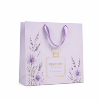 Emballage de boutique sacs en papier biodégradables pour faire du shopping ruban sérigraphié en relief avec logo personnalisé pour vêtements fourrure