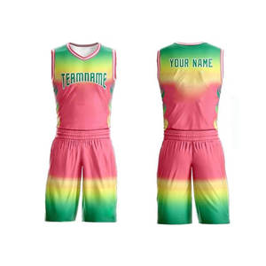 Ensemble d'uniformes de basketball sur mesure à prix abordable, respirant et à séchage rapide, 100 % polyester, vêtements de sport - Product Image 2