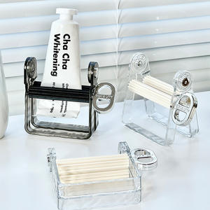 Dispensador de pasta de dientes: dispositivo fijo doméstico con mecanismo giratorio y exprimidor simple - Product Image 4