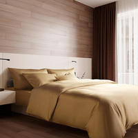 Ensemble de literie en coton égyptien haut de gamme pour hôtel, vente en gros, ensemble de draps king size, ensemble de literie de luxe