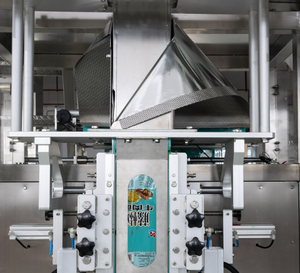 Pesadora lineal multicabezal de alta precisión para bolsas, máquina de llenado de sobres para frijoles, lentejas, frutas secas, dátiles y aperitivos - Product Image 3