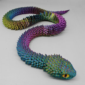 Adder Animatie Handhars Handwerk Productie 3d Gedrukt Model Decoratie Film Plastic Productcategorie
