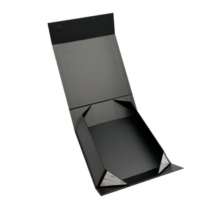 Bán Buôn Cao Cấp Sang Trọng Gấp Nam Châm Pr Giấy Hộp Quà Tặng Bao Bì Màu Đen Từ Hộp Quà Tặng Với Biểu Tượng Tùy Chỉnh - Product Image 4