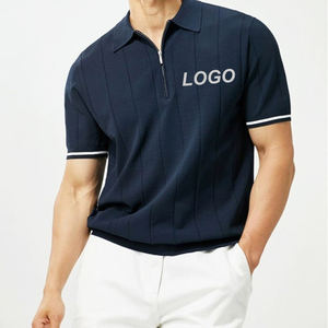 Maglietta con Logo personalizzato da <span class=keywords><strong>uomo</strong></span> estiva 12GG con colletto pieghevole a maniche corte 40% <span class=keywords><strong>viscosa</strong></span> 60% in maglia di poliestere Polo Chemise Polo - Product Image 4