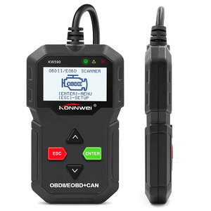 Universeller schwarzer KONNWEI <span class=keywords><strong>KW590</strong></span> 12V Auto-Codeleser OBD2 EOBD CAN Scanner mit Android-Motordiagnose-Tool - Product Image 2
