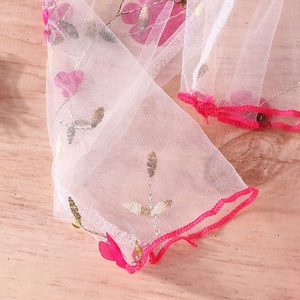 Ropa Casual al por Mayor de Fábrica para Niños, Vestido de Otoño para Niñas con Flores, Top de Malla, Vestido Amarillo, Disfraz para Bebés - Product Image 4