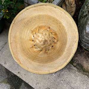 Sombrero Cónico <span class=keywords><strong>de</strong></span> Bambú Carbonizado Hecho a Mano, Accesorios para Danza Oriental y Escenario, Decoración <span class=keywords><strong>de</strong></span> Pared Estilo Zen Wabi-sabi para Hotel - Product Image 2
