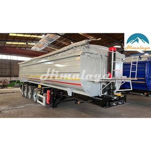 Trung Quốc 38m3 40m3 25 tấn 50 tấn 70t Xe tải 3 trục <span class=keywords><strong>4</strong></span> trục thép <span class=keywords><strong>cimc</strong></span> Dumper phía sau tipper Dump Trailer bán - Product Image 2