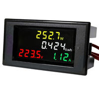 Multimètre numérique LCD Voltmètre AC DC Ampèremètre Ohmmètre Volt Tester Leads Meter