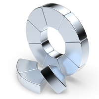 Aimant en néodyme Couplage BLDC Ventilateur de plafond Aimant de puissance en zinc galvanisé Application industrielle Service de traitement de flexion