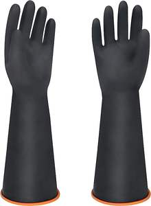 Vente à <span class=keywords><strong>chaud</strong></span> du fournisseur Alibaba Taille XL Gants de travail de sécurité Gants industriels en latex antidérapants Caractéristiques confortables Noir Orange - Product Image 2