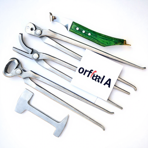 Juego de Extractores de Clavos para Herradores de Alta Resistencia, con Pinza para Clavos de Acero Inoxidable, Cortaúñas y Pulidor para Pezuñas Equinas - Product Image 1