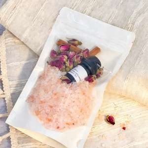 S&Soak <span class=keywords><strong>Sel</strong></span> <span class=keywords><strong>de</strong></span> Bain Naturel aux Herbes en Sachet avec <span class=keywords><strong>Sel</strong></span> <span class=keywords><strong>de</strong></span> <span class=keywords><strong>l</strong></span>'<span class=keywords><strong>Himalaya</strong></span> Huile Essentielle Bien-être & <span class=keywords><strong>Bienfaits</strong></span> Relaxants - Product Image 3