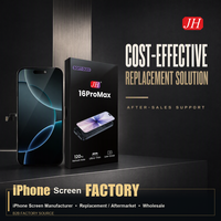 Écran OLED souple JH avec numériseur pour iPhone 12/13/14/15 Pro Max – Vente en gros pour fabricants d'écrans
