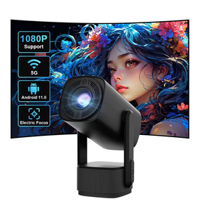 Projecteur J2 Android 11 avec grande batterie, 8K, 180 lumens ANSI, vidéo 4K, Bluetooth intelligent, Wi-Fi, support rotatif à 270 degrés, lampe LED, nouveau modèle - Product Image 2