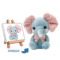 Jouet en peluche brodé sur mesure, matière en peluche super douce, personnalisé pour soulager le stress, cadeau, décoration