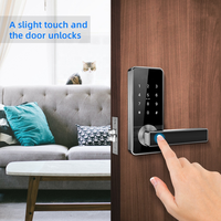 Serrure de porte intelligente électrique numérique Wifi avec application, télécommande, Liliwise TThotel Locks