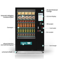 Nieuwe Riem Type Automaten Grote Capaciteit Snack Food Drink Dessert Papelaria Supplementen Combo Automaten