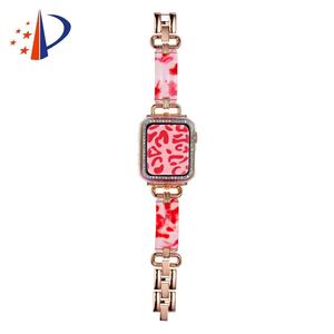 Bracelet de montre en résine tortue 41mm 40mm 44mm 45mm Bracelet amovible à trois perles avec lien pour <span class=keywords><strong>apple</strong></span> <span class=keywords><strong>Watch</strong></span> 8 9 Ultra 2 Band - Product Image 5