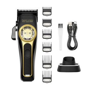Kemei-<span class=keywords><strong>Tondeuse</strong></span> à cheveux 2373 <span class=keywords><strong>sans</strong></span> balais, <span class=keywords><strong>tondeuse</strong></span> de barbier professionnelle, <span class=keywords><strong>sans</strong></span> <span class=keywords><strong>fil</strong></span>, avec base de chargement - Product Image 4