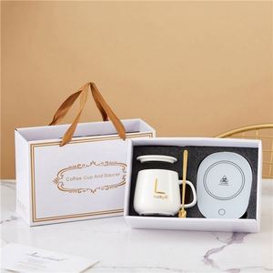 Juego de Regalo USB para Oficina y Hogar, Taza de Cerámica Inteligente con Calefacción Eléctrica Termostática, Calentador de Agua y Café con Tapa - Product Image 5