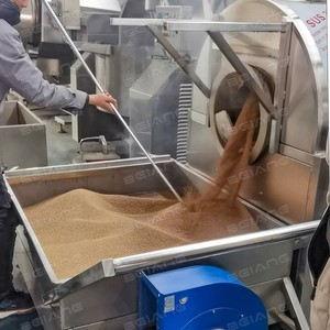 Machine de torréfaction automatique à tambour pour riz, maïs, blé, orge, arachides, sésame, piment, cumin et grains de café - Product Image 4