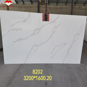 Đá Nhân Tạo cá bụng trắng hiện đại thạch anh Tủ nền tường tấm lớn thạch anh nhân tạo - Product Image 4