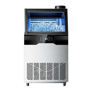<b>Ice</b> Cube Maker 80kg/Day Stainless Steel for <b>Home</b> Commercial & Hotel Use Portable Bottled Water <b>Ice</b> <b>Machine</b> - Product Image 3