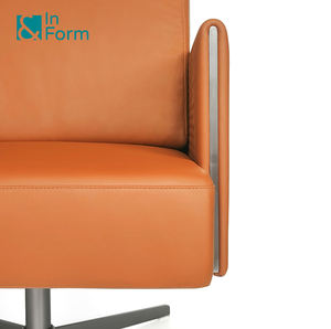 Ghế Sofa đơn da thật cao cấp thiết kế Ý, dành cho phòng giám đốc, CEO, quản lý VIP, phòng chờ văn phòng. - Product Image 5