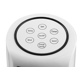 Ventilador de Torre sin Aspas Oscilante Vertical Compacto y Extraíble de 37 Pulgadas y 80 W con Temporizador de 12 Horas, <span class=keywords><strong>Precio</strong></span> Competitivo, con Certificaciones ETL, <span class=keywords><strong>CB</strong></span>, CE y GS - Product Image 4