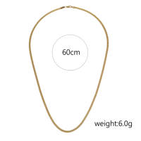 Colliers Plaqué Or 24k Dubai Italien Original Stratifié Joyas Cadenas 14k 10k 18k Pur Plaqué pour Femmes