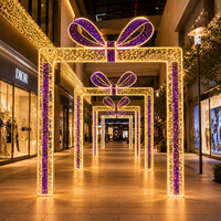 Guirlande lumineuse LED étanche IP65 certifiée CE GS TUV pour extérieur, motif tunnel arche, facile à installer pour la décoration de centres commerciaux