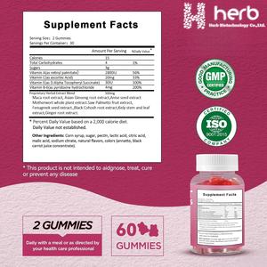 Gummies pour les fesses OEM ODM sous marque privée pour femmes, Gummies BBL avec mélange d'herbes Curva Boost - Product Image 2