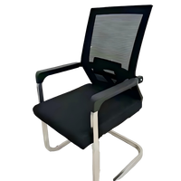 Chaise de bureau ergonomique avec accoudoirs pour étudiants et enseignants, mobilier de bureau