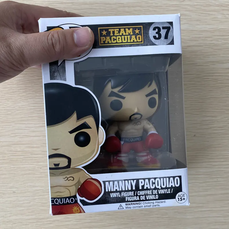 FUNKO POP ASIA Boxer Manny Pacquiao #37 Collect ornaments Figure with Protector 