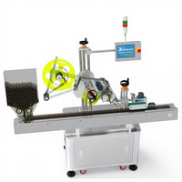 SKILT desde 1998 Máquina de etiquetado de tubos de recolección de sangre automática con impresora para máquina de etiquetado de jeringa de ampolla de tubo