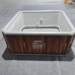 Nouvelle <span class=keywords><strong>Baignoire</strong></span> de Massage Carrée Autonome Intelligente avec <span class=keywords><strong>120</strong></span> Jets, Température Réglable, Fonction Piscine, 60 Gallons+, Spa à Domicile - Product Image 6