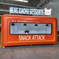 Australische ADR-conforme roestvrijstalen custom OEM mobiele koffie- en fastfoodtruck voor snacks, hotdogs en ijs, geschikt voor buitengebruik
