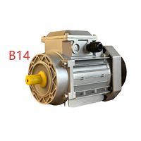 Moteur asynchrone triphasé 1400 tr/min léger et efficace, boîtier en aluminium, 4 pôles, classe IE3, faible bruit pour pompes et ventilateurs
