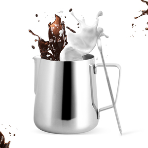Highwin sắc nét vòi pha cà phê nghệ thuật <span class=keywords><strong>Pitcher</strong></span> Barista sữa Jug cup thép không gỉ sữa bọt <span class=keywords><strong>Pitcher</strong></span> - Product Image 1