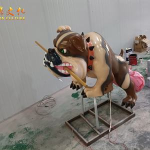 Sıcak satış yaratıcı model <span class=keywords><strong>bulldog</strong></span> özelleştirilmiş yapay köpek tema parkı eğlence parkı hayvanat bahçesi - Product Image 2