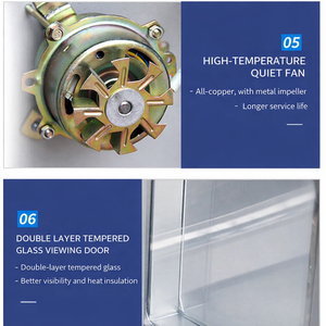 Horno de Secado por Aire Forzado, Horno de Circulación de Aire Caliente, Horno de Secado a Temperatura Constante, Acero Inoxidable, 220V/380V, hasta 300°C ° C - Product Image 6