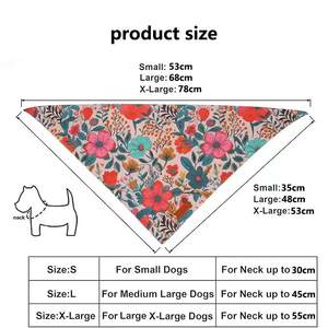 בנדנה משולשת רכה ונושמת לחיות מחמד עם לוגו בהתאמה אישית, עשויה פוליאסטר, מתאימה לפעילויות חוץ ומתנה נהדרת. - Product Image 4